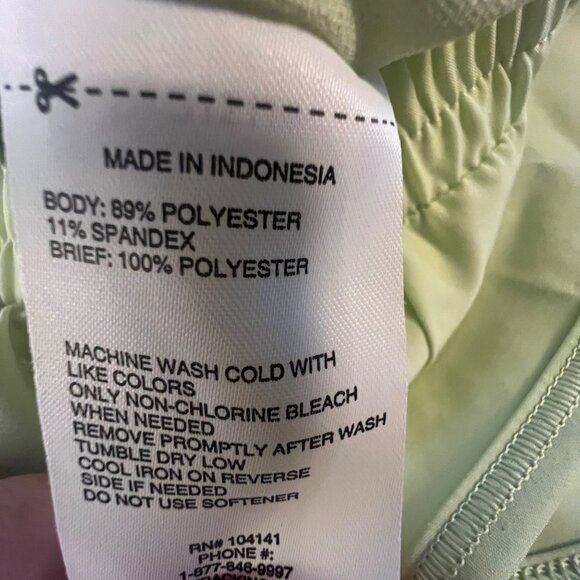 DSG Mid Rise Stride Run‎ Girl Shorts,  2XS, Light green - Picture 8 of 9